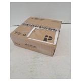 Progress Lighting 12  Traditional 2 Light White Ceiling Light Decorative Square Glass Shade