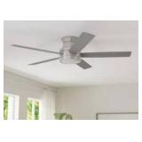 Harbor Breeze Calverton Easy2Hang 52-in Brushed Nickel