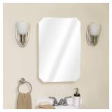 Zenith 24 in. H x 16 in. W x 4-1/2 in. D Octagon Medicine Cabinet/Mirror