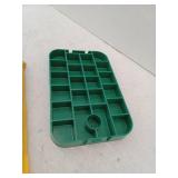 15 in. x 10 in. x 1.75 in. Square Meter/Valve Box Green Lid