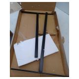 Gatco 1552 Double Bar Towel Stand - Black