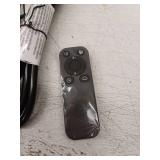 allen + roth 43.5-in W Stacked Faux Sandstone with Coffee Oak Free standing Infrared quartz Flat Wall Electric Fireplace