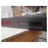 58-inch Gray Entertainment Center with Electric Fireplace