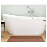 59" Sheba Acrylic Slipper Tub, Retail: $1299