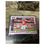 2022 Panini Score Football Patrick Mahomes Kansas City Chiefs Card