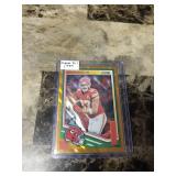 2025 Panini Score Football Orange Foil 008/799 Travis Kelce Kansas City Chiefs Card