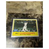 1981 Topps AL Championships Kansas City Royals Baseball Card