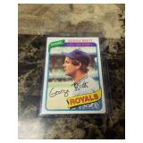1980 Topps George Brett Kansas City Royals Baseball Card