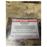 2019 Topps All Star Game Whit Merrifield Kansas City Royals Game Worn Jersey Baseball Card