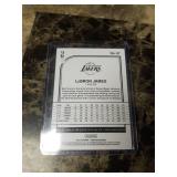 2019 Panini Hoops Basketball LeBron James Los Angeles Lakers Card