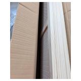 SSWBasics 5 Foot 4-Panel Folding Pegboard Stand for Crafting - Versatile Pegboard Display and Room Divider - Paint-Ready Surface for Customization - Perfect for Trade Shows, Flea Markets, and Home, Re