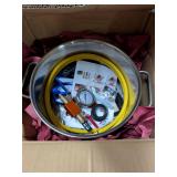 VTG VOGTEN 1.5 Gallon Vacuum Chamber with Tempered Glass Lid,304 Stainless Steel Degassing Chamber for Stabilizing Wood, Degassing Resin, Silicone and Epoxies, Retail $86