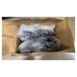 Humagineer 6 Inch Outdoor Heavy Duty Casters Wheels Set of 4, Sturdy Large Rubber Casters with Brake 1800 LBS, Industrial Grade Plate Swivel Castors with Knobby Tread for Dollies, Cart, Machine Retail