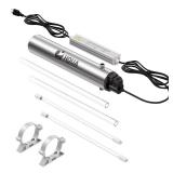 HQUA-TWS-12 Ultraviolet Water Purifier Filter for Whole House Water Purification,12GPM 120V, 3/4in Outlet, 1 Extra UV Lamp + 1 Extra Quartz Sleeve Retail $259.99 FACTORY SEALED