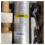 HQUA-TWS-12 Ultraviolet Water Purifier Filter for Whole House Water Purification,12GPM 120V, 3/4in Outlet, 1 Extra UV Lamp + 1 Extra Quartz Sleeve Retail $259.99 FACTORY SEALED