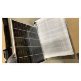 Ofuray OL-18000W Solar Street Lights Outdoor,60,000Mah High Power Solar Security Flood Lights Parking Lot Lights Commercial Dusk to Dawn,IP67 6500k Led with Remote - Retail $450