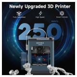 3D Printers TINA2 Plus V2, 250mm/s High Speed Auto Leveling FDM Mini 3D Printer with Spring Steel Platform, Fully Assembled 3D Printer for Kids and Beginners with WiFi High Precision 3D Printers Retai