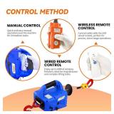 3-in-1 Electric Hoist Winch 1500W Portable Powerful 110V Portable Winch with 1100Lbs Loading Capacity 16 ft/min 25ft Lifting Height Ideal for Warehouses, and Factories Retail $129.99