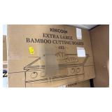 30 Inch Extra Large Bamboo Cutting Boards for Kitchen, Wood Cutting Board with Deep Juice Groove and Handle Heavy Duty Chopping board, Oversized Stove Top Cover, Kikcoin, 30in x 20in - Retail $73