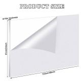 Roowest 2 Pcs 24 x 48 Inch, 3/16 Inch Thick Clear Acrylic Sheet Plastic Plexiglass Sheet Cut to Size Acrylic Board Panel for Craft Engraving Display Retail $81.99