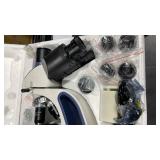 Swift SW380T 40X-2500X Research-Grade Trinocular Compound Lab Microscope with 1.3mp Camera and Software Windows and Mac Compatible and Slide - Retail $300