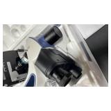 Swift SW380T 40X-2500X Research-Grade Trinocular Compound Lab Microscope with 1.3mp Camera and Software Windows and Mac Compatible and Slide - Retail $300