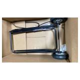 DaisyInner Heavy Duty Stacking and Banquet Chair Dolly, Holds 12 Chairs, with Oversized Rubber Wheels and Fixed Rope for Transport Easily Storage Solution, Black - Retail $148