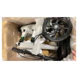 BlessReach Knee Scooter Steerable Knee Walker for Foot Injuries Compact Crutch Alternative with Dual Braking System (Green) - Retail $100