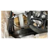 BlessReach Knee Scooter Steerable Knee Walker for Foot Injuries Compact Crutch Alternative with Dual Braking System (Green) - Retail $100