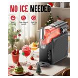 Slushie Machine No Ice Needed 68oz, Slushy Machine for Home with LED Display and 5 Preset Modes, Auto-Clean, Frozen Drink Maker Perfect for Margarita, Frappes, Cocktail Smoothie, Milkshake and More, R