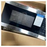 19 in. 0.9 cu. ft. 900-Watt Countertop Microwave Oven in Stainless Steel with Convection and Air Fry - Retail $109