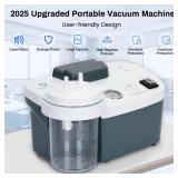 ZSUCC Portable Veterinary Suction Machine, 1000mL Electric Vacuum Machine Low Noise for Home Use, Retail $159