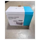 ZSUCC Portable Veterinary Suction Machine, 1000mL Electric Vacuum Machine Low Noise for Home Use, Retail $159