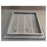 EZ-FLO 61654 Return Filter Grille 16" X 16" - White