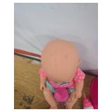 Dream Collection 14 Inch Drink And Wet Baby Doll With Training Potty