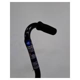 Medline Aluminum Quad Cane with Large Base for Balance, Knee Injuries, Leg Surgery Recovery & Mobility, Portable, Lightweight Walking Aid for Seniors & Adults - Cane Supports 300 lbs and Weighs 4 lbs