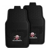 Nebraska 2-pc Vinyl Car Mats 17"x27" Blackshirts Logo