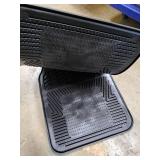 Nebraska 2-pc Vinyl Car Mats 17"x27" Blackshirts Logo