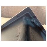 Elkay Quartz Classic 15-3/4  x 15-3/4  x 7-11/16   Single Bowl Dual Mount Bar Sink  Greystone (CRACKED) - Retail: $195