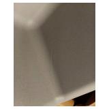 Elkay Quartz Classic 15-3/4  x 15-3/4  x 7-11/16   Single Bowl Dual Mount Bar Sink  Greystone (CRACKED) - Retail: $195