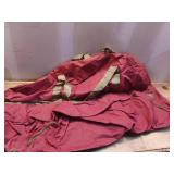 Elf Stor 48-Inch Wreath Storage Container  Red