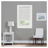 Achim GII Morningstar Cordless Vinyl Light Filtering Window Mini Blind  34  W x 64  L  Pearl White