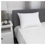 SensorPEDIC Position Fiber Filled Bed Pillow with Cotton Cover, 2 Count (Pack of 2), White