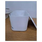 Globe Electric Cord Management Box White: Cable Organizer & Cord Hider, 5" H x 10.94" D x 5.77" W