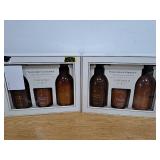 Gift Set with Warm Cider and Cinnamon Candle, Hand Soap and Hand Lotion - Threshold 2 Pack