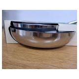 2pc Stainless Steel Ceramic Coated Nonstick Fry pan Set Dark Gray - Figmint