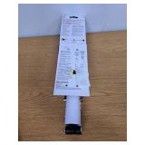 Master Lock Door Bar Dual Function Security: Metal Safety Bar for Door, Black & White, Lifetime Warranty