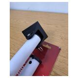 Master Lock Door Bar Dual Function Security: Metal Safety Bar for Door, Black & White, Lifetime Warranty