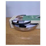 2pc Stainless Steel Ceramic Coated Nonstick Fry pan Set Dark Gray - Figmint