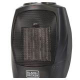 BLACK+DECKER Personal Ceramic Indoor Heater Black